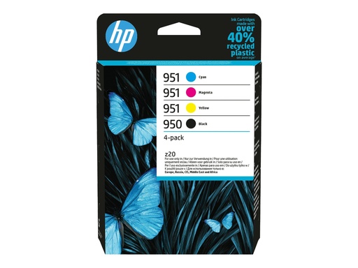 [6ZC65AE] HP 950/951 - 4er-Pack - Schwarz, Gelb, Cyan
