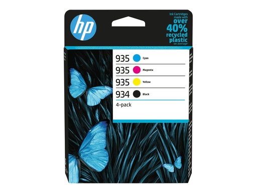 [6ZC72AE] HP 934/935 - 4er-Pack - Schwarz, Gelb, Cyan, Magenta