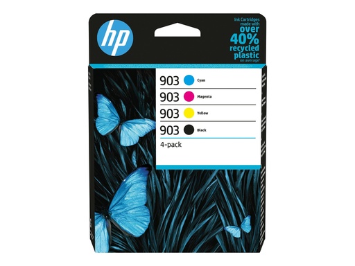 [6ZC73AE] HP 903 - 4er-Pack - Schwarz, Gelb, Cyan, Magenta