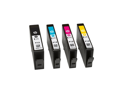 [6ZC74AE] HP 912 - 4er-Pack - Schwarz, Gelb, Cyan, Magenta