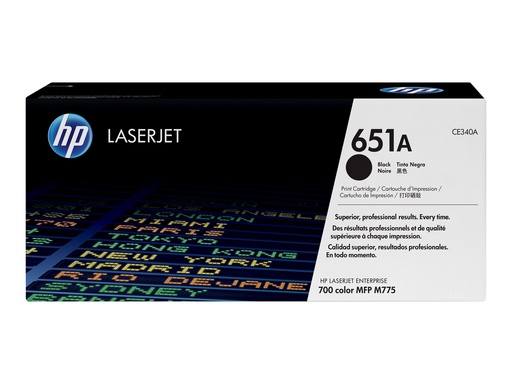 [CE340A] HP 651A - Schwarz - original - LaserJet - Tonerpatrone (CE340A)