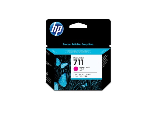 [CZ135A] HP 711 - 3er-Pack - 29 ml - Magenta - original