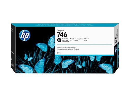 [P2V82A] HP 746 - 300 ml - Photo schwarz - original - DesignJet