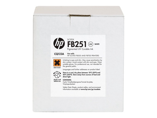 [CQ123A] HP FB251 - 2 L - mit hoher Kapazität - weiß - original