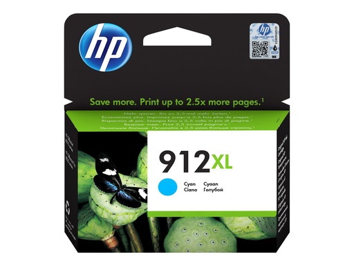 [3YL81AE#301] HP 912XL - 8.5 ml - Hohe Ergiebigkeit - Cyan