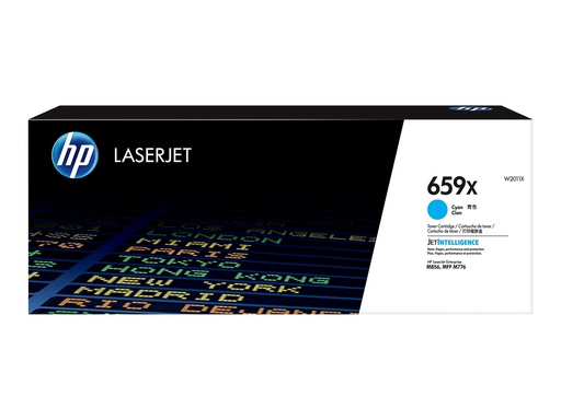 [W2011X] HP 659X - Cyan - original - LaserJet - Tonerpatrone (W2011X)