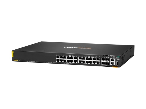 [JL725B#ABB] HPE Aruba 6200F 24G Class4 PoE 4SFP+ 370W Switch - Switch - max. Stapelentfernung 10 km - L3 - managed - 24 x 10/100/1000 (PoE+)