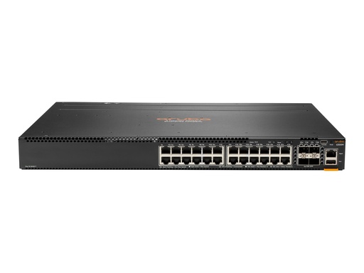 [S0G01A] HPE Aruba Networking 6300M 24p 10M/100M/1G 4p SFP56 50G TAA Switch - Switch - max. Stapelentfernung 10 km - L3 - managed - 24 x 10/100/1000 + 4 x 1 Gigabit / 10 Gigabit / 25 Gigabit / 50 Gigabit SFP56 (Uplink / Stacking)