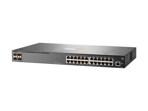 [JL253A#ABB] HPE Aruba 2930F 24G 4SFP+ - Switch - L3 - managed - 24 x 10/100/1000 + 4 x 1 Gigabit/10 Gigabit SFP+ (Uplink)