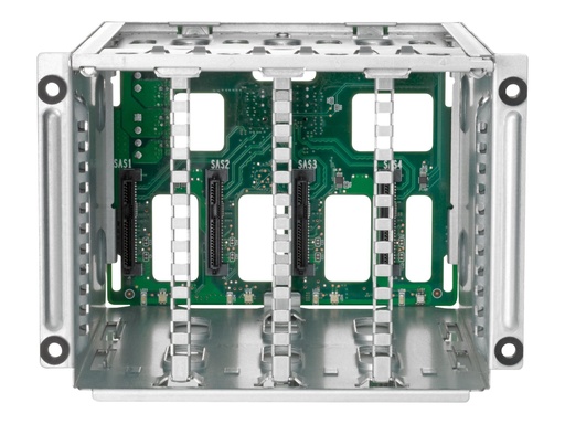 [P48816-B21] HPE 8SFF x4 U.3 Mid Tray Tri-Mode Drive Cage Kit - Gehäuse für Speicherlaufwerke - 2.5" (6.4 cm)