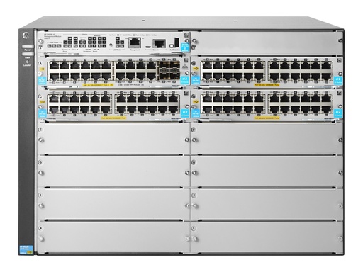 [JL001A] HPE Aruba 5412R 92GT PoE+ / 4SFP+ (No PSU) v3 zl2 - Switch - managed - 92 x 10/100/1000 (PoE+)