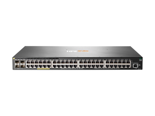 [JL256A#B2C] HPE Aruba 2930F 48G PoE+ 4SFP+ - Switch - L3 - managed - 48 x 10/100/1000 (PoE+)
