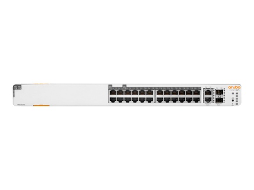 [JL807A#ABB] HPE Networking Instant On 1960 24G 20p Class4 4p Class6 PoE 2XGT 2SFP+ 370W Switch - Switch - L3 Lite - managed - 24 x 10/100/1000 + 2 x 10 Gigabit SFP+ + 2 x 100/1000/10GBase-T - an Rack montierbar - PoE (370 W)