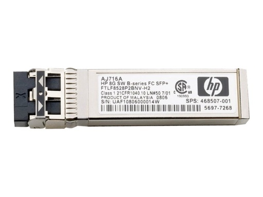 [AJ716B] HPE B-Series - SFP+-Transceiver-Modul - 8 GB Fibre Channel (SW)