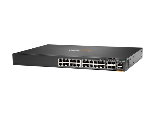 [JL668A] HPE Aruba 6300F - Switch - L3 - managed - 24 x 10/100/1000 + 4 x 1 Gigabit / 10 Gigabit / 25 Gigabit / 50 Gigabit SFP56 (Uplink / Stacking)
