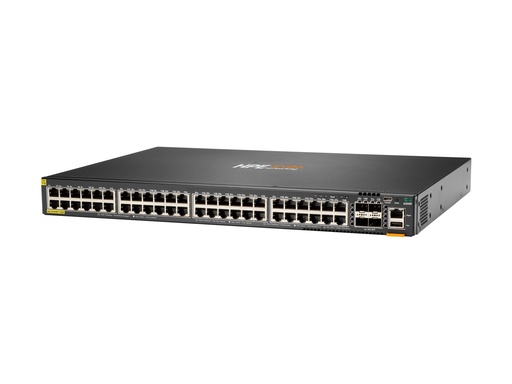 [JL727B#B2C] HPE Aruba 6200F 48G Class4 PoE 4SFP+ 370W Switch - Switch - max. Stapelentfernung 10 km - L3 - managed - 48 x 10/100/1000 (PoE+)