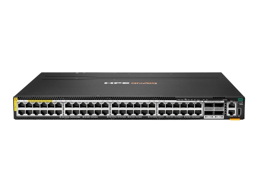 [S0E91A] HPE Aruba Networking CX 6300M 48p SR10 1G/2.5G/5G/10G PTP/AVB Class8 PoE 4p 100G MACsec Switch - Switch - nur horizontale Oberflächenmontage - L3 - managed - 48 x 100/1000/2.5G/5G/10GBase-T (PoE++)
